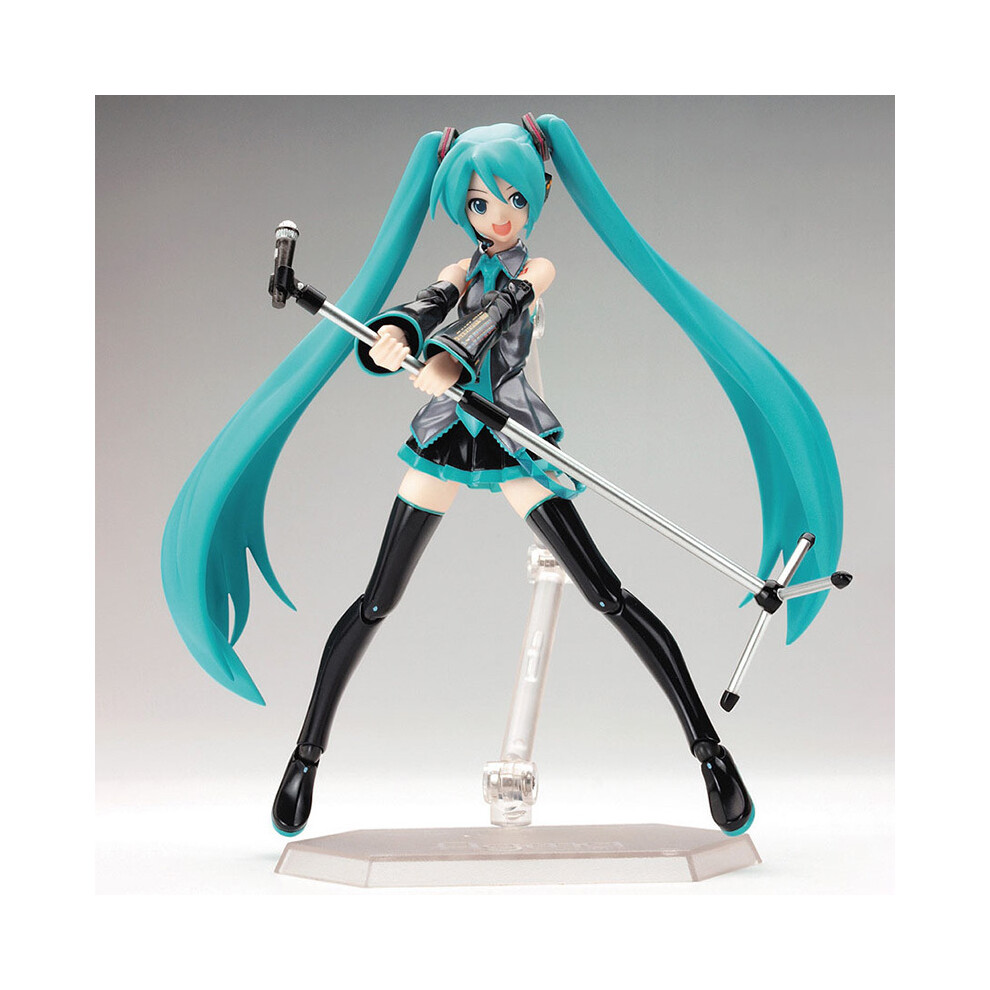 Maxpower (With Box) Anime Figma Hatsune Miku Action Figures Movable Joints Contain The Props Desktop Decoration Collection