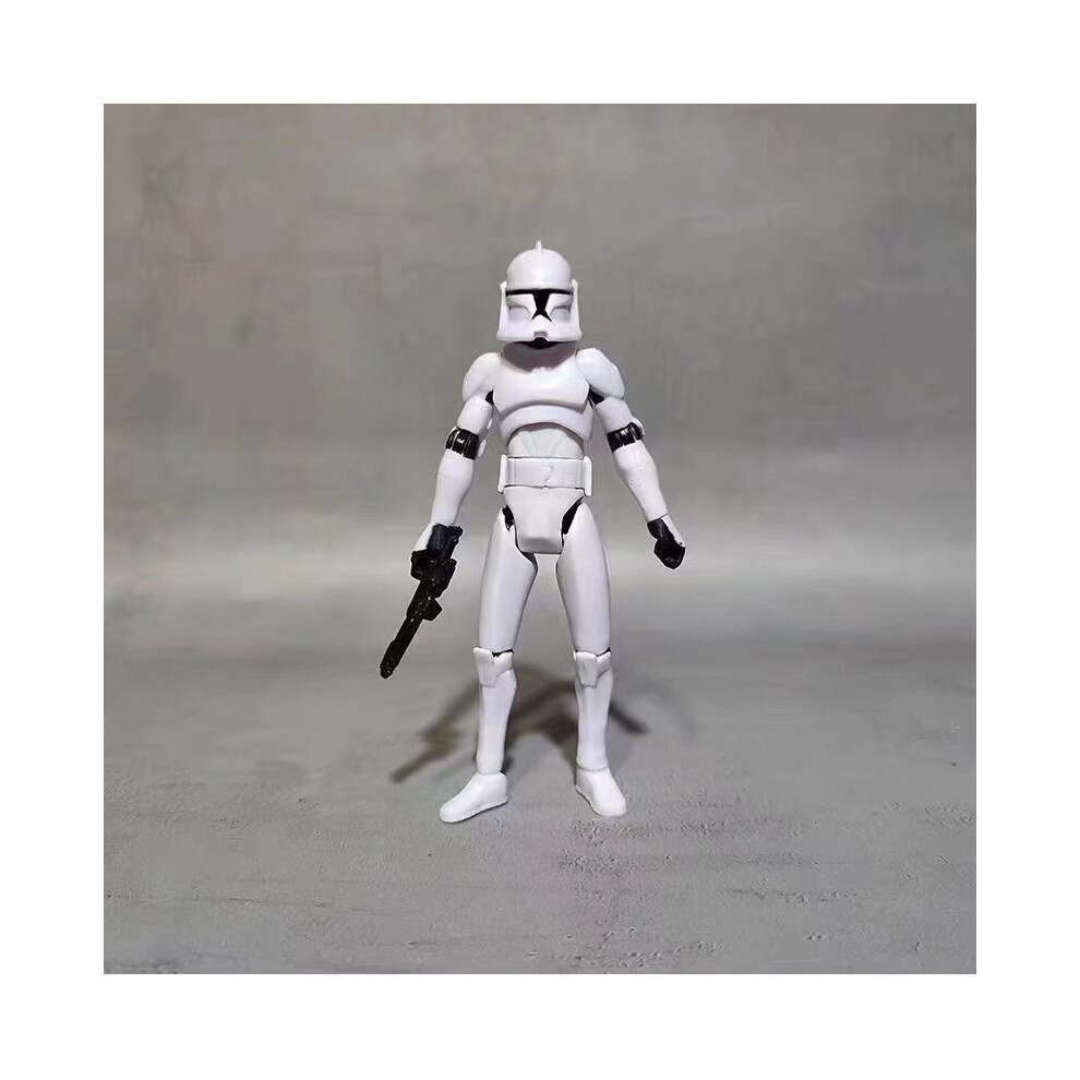 Maxpower (Baise Naqiang) Hot Star Wars Cartoon Jedi Stormtrooper Darth Vader Obi-Wan Kenobi Yoda Movable Gk Model Collectible