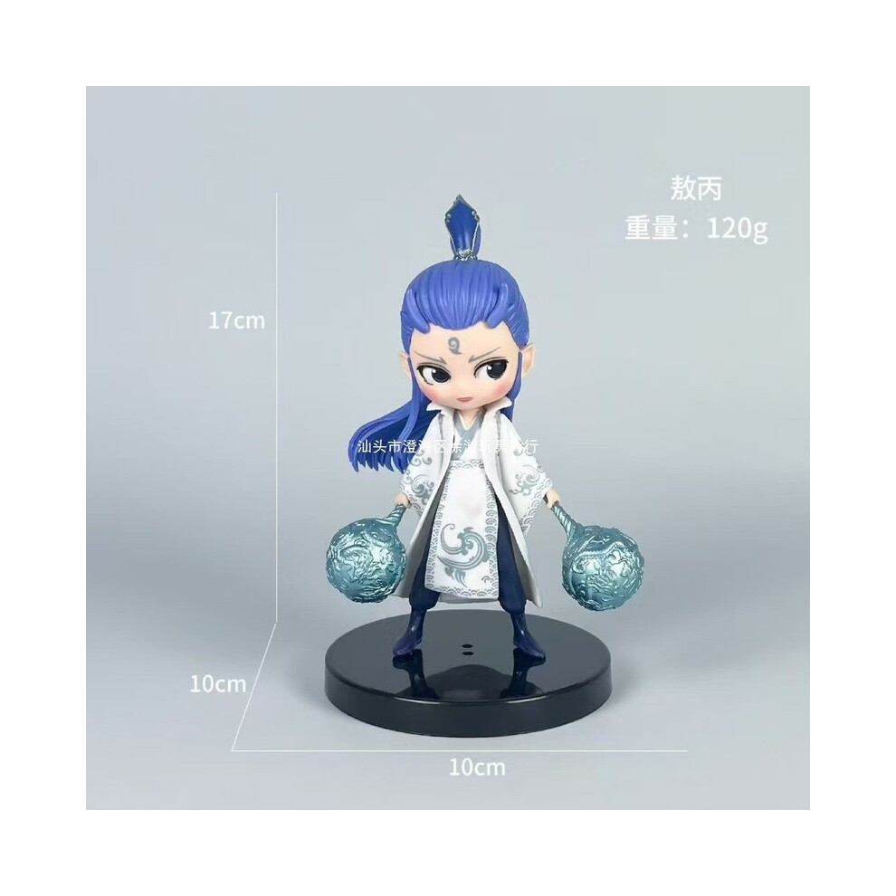 Maxpower (B) Nezha Figure: Devil Boy Comes To The World 2 Around Anime Cartoon Nezha Ao Bing Doll Toy Desktop Ornaments