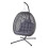 MORE4HOMES COMO HANGING RATTAN EGG CHAIR 5
