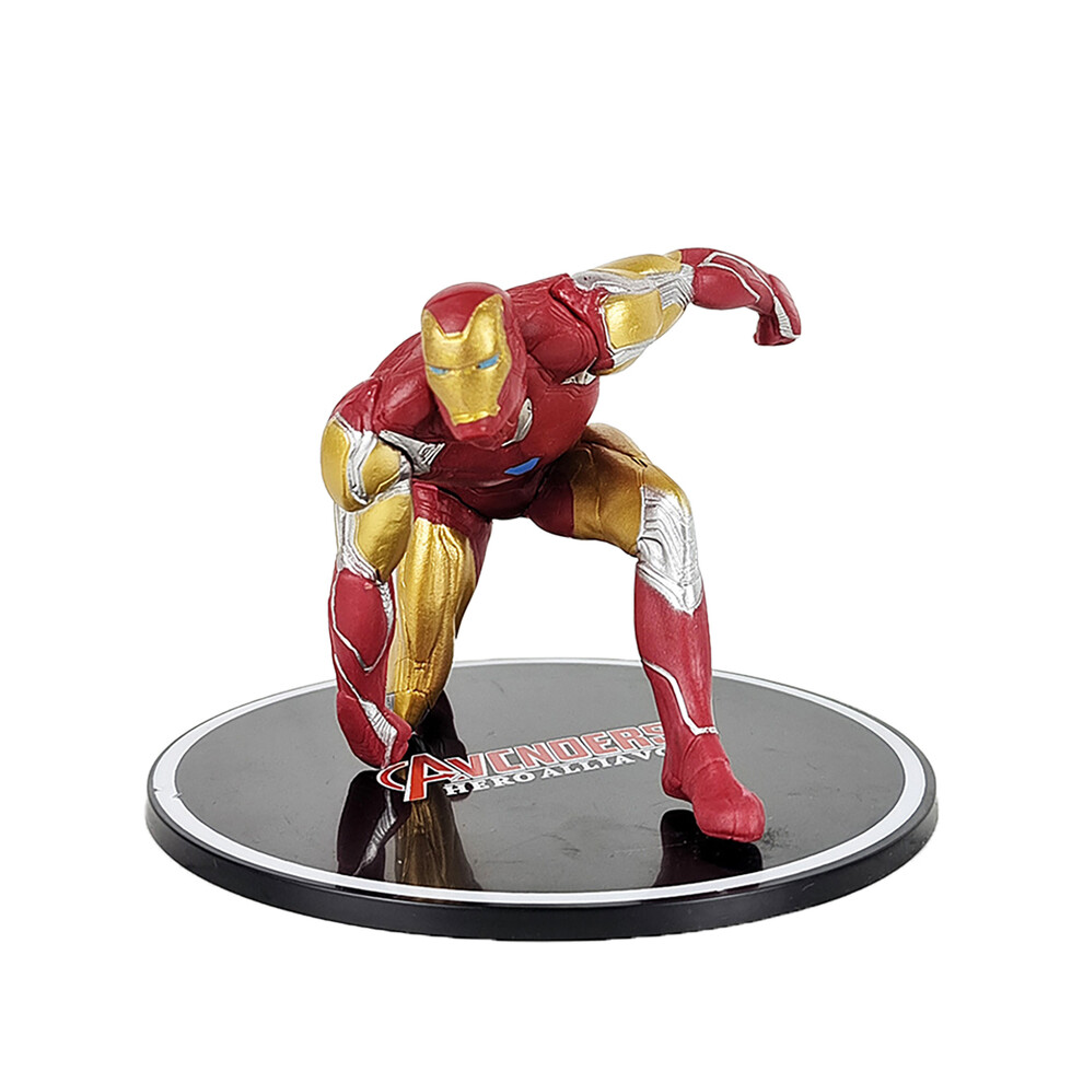 Maxpower (3) 13.5Cm Avengers Action Figure Figurine Thano Iron Captain America Hulk Spider Manmodel Toy Doll