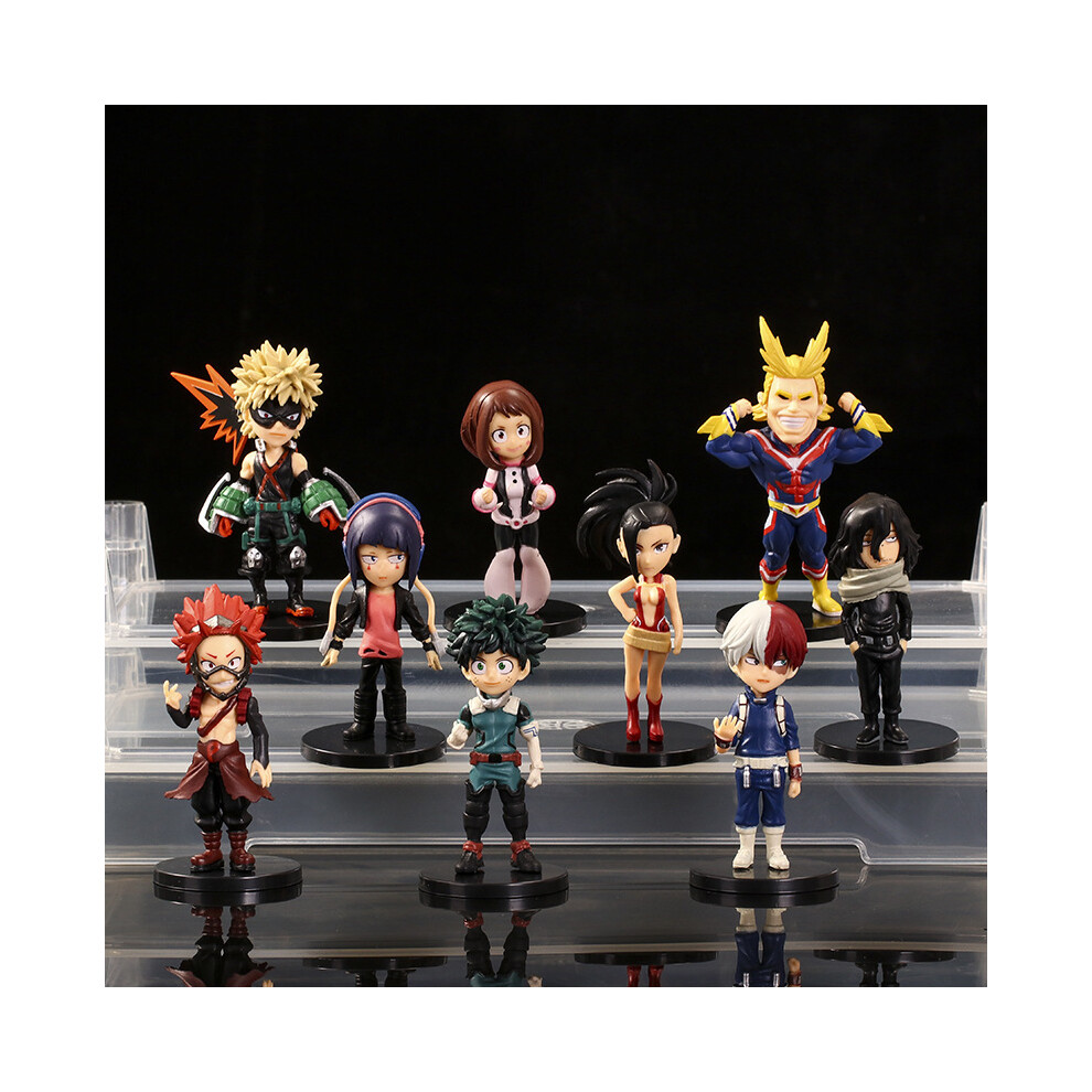 Maxpower (9Pcs) Anime My Hero Academia Figure Pvc Age Of Heroes Figurine Deku Action Collectible Model Decorations Doll