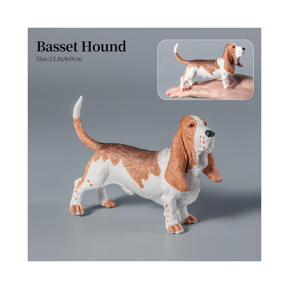 Maxpower (Dog-1) Farm Dog Animals Model Husky German Shepherd Saint Bernard Action Figure Puppy Figurines Pvc Cute Collection