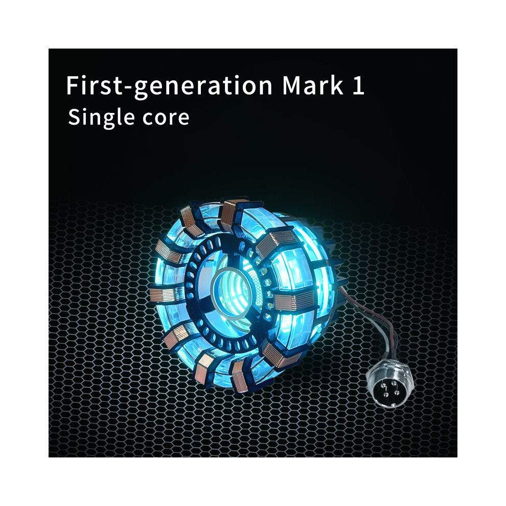 Maxpower (Mark1 Single Core) New Sale: Iron Man Arc Reactors Tony Stark's Heart Of Mark Armor Avengers Figures With Led Lights 1:1