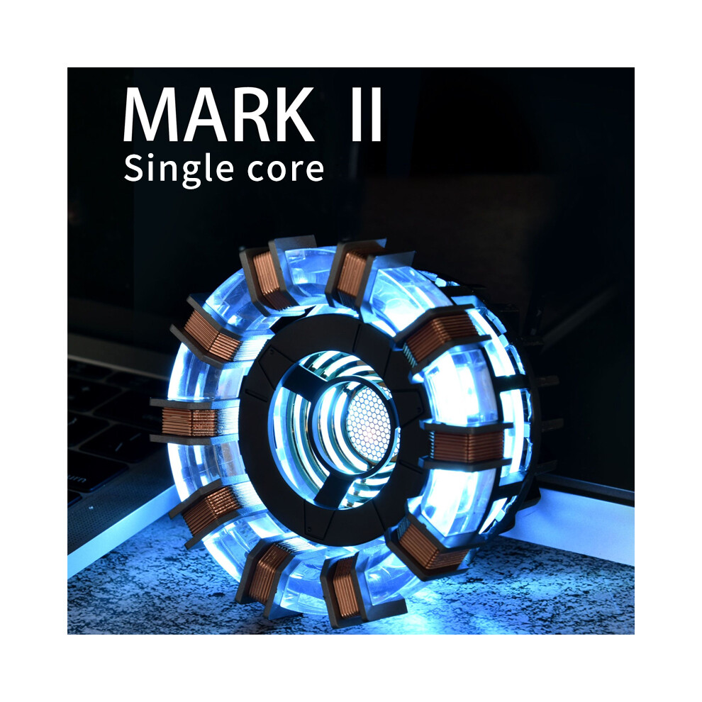 Maxpower (Mark2 Single Core) New Sale: Iron Man Arc Reactors Tony Stark's Heart Of Mark Armor Avengers Figures With Led Lights 1:1