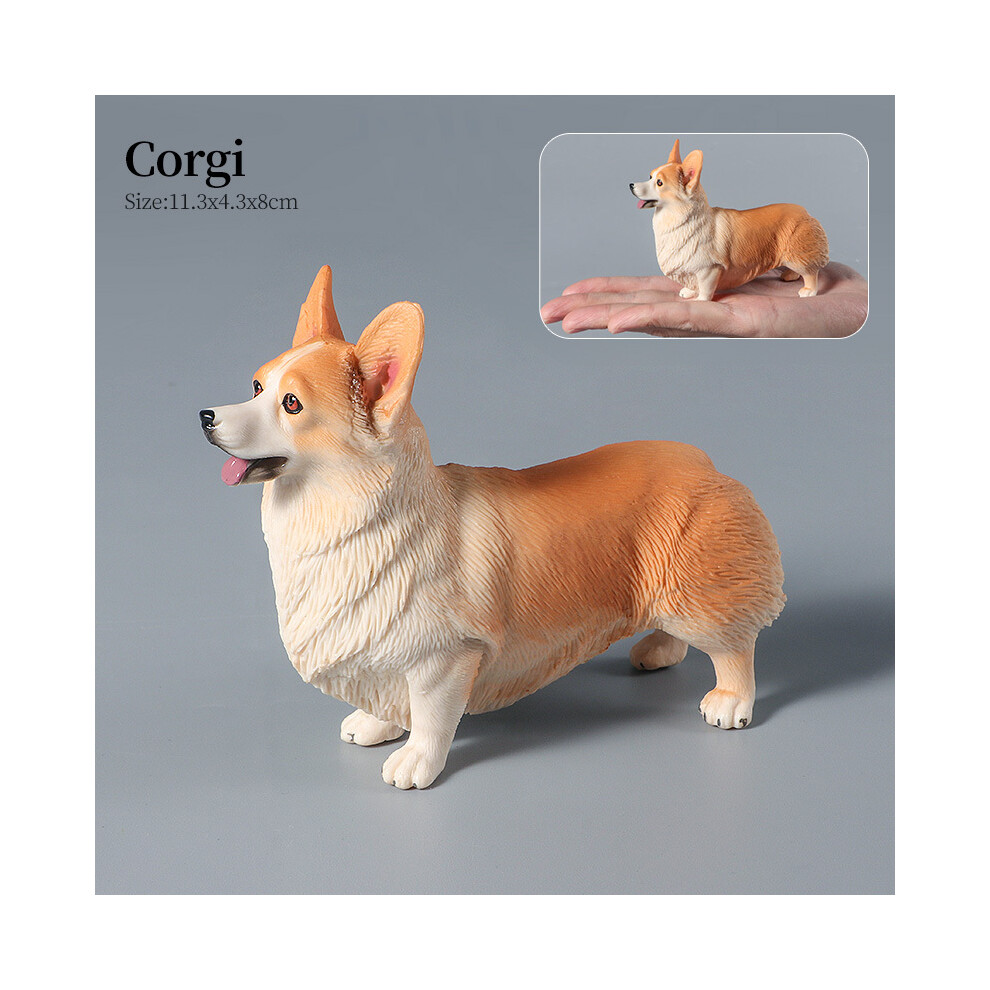Maxpower (Dog-19) Farm Dog Animals Model Husky German Shepherd Saint Bernard Action Figure Puppy Figurines Pvc Cute Collection