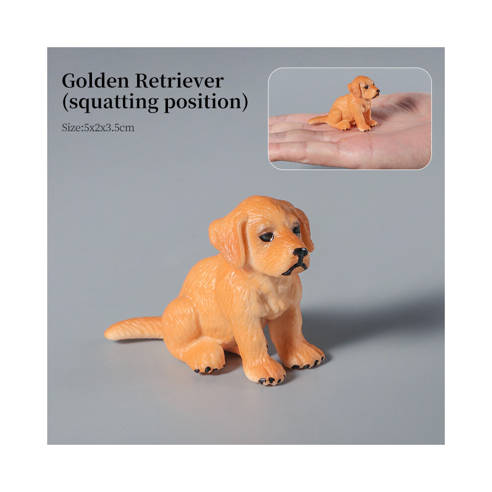 Maxpower (Dog-6) Farm Dog Animals Model Husky German Shepherd Saint Bernard Action Figure Puppy Figurines Pvc Cute Collection
