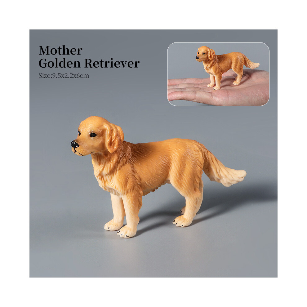 Maxpower (Dog-9) Farm Dog Animals Model Husky German Shepherd Saint Bernard Action Figure Puppy Figurines Pvc Cute Collection