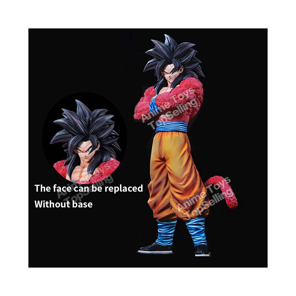 Maxpower (30Cm-Goku) Anime Dragon Ball Figure Super Saiyan 4 Son Goku Statue Pvc Collection Model Toys Gifts