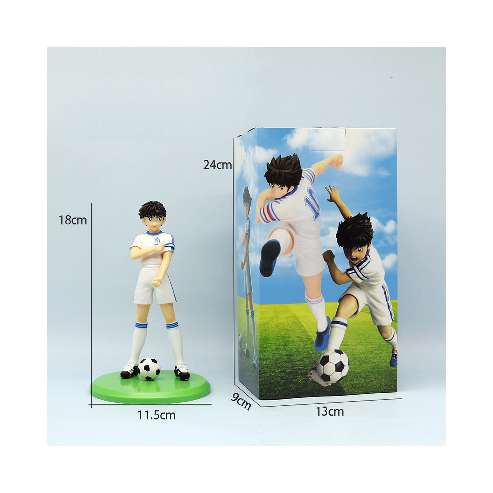 Maxpower (1Pcs With Box) 18Cm Captain Tsubasa Anime Figure Ozora Tsubasa Action Figures Hyuuga Kojirou/Wakabayashi Genzou Figurine