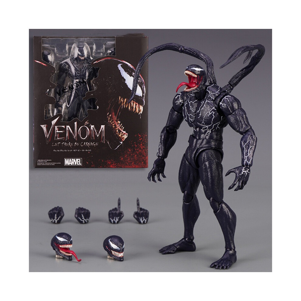 Maxpower (Shf Venom) Hasbro Venom The Last Dance Venom Vs Spider-Man Venom 3 Action Figure Shf Toy Model Doll Collectible