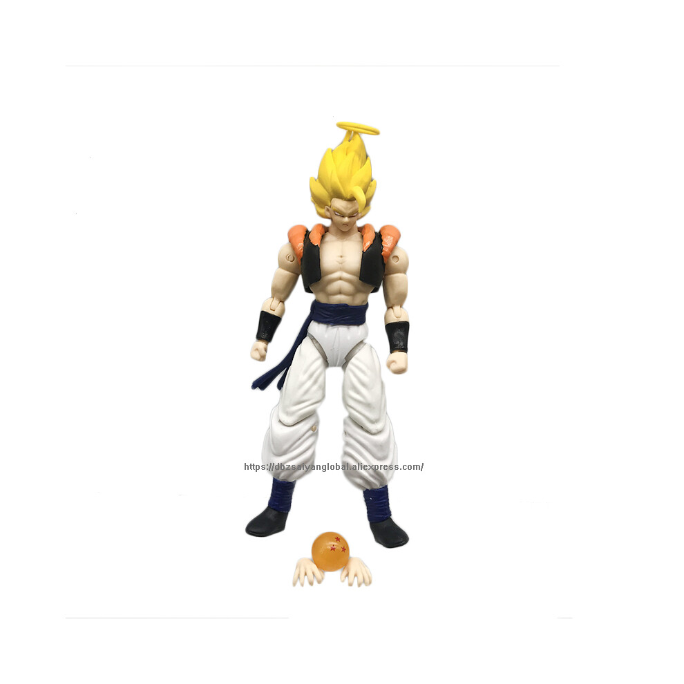 Maxpower (Gogeta-No Box) Dragon Ball Shf Goku Vegeta Action Figure Super Saiyan Gogeta Dbz Figurine Pvc Collection Model Toys