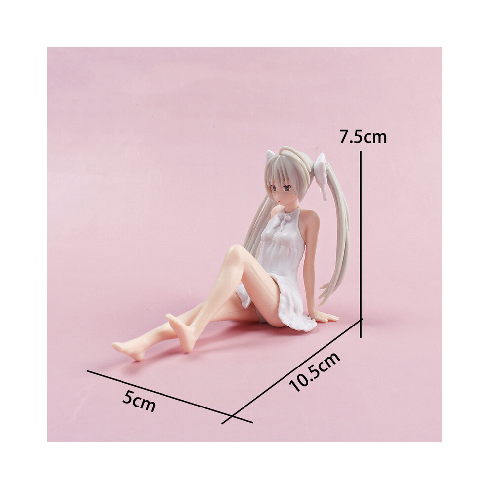 Maxpower (1Pcs) Anime Figure Cartoon Kawaiii Yosuga No Sora Kasugano Sora Sitting Position Action Figure Host Computer