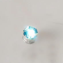 (ice blue) 2pcs Mini Key Button Led Single Lamp Wireless Led Model Light Switch Control DIY Model Making Robot/Car/Dollhouse