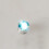 (ice blue) 2pcs Mini Key Button Led Single Lamp Wireless Led Model Light Switch Control DIY Model Making Robot/Car/Dollhouse 1
