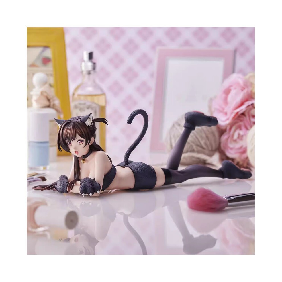 Maxpower (White) Rent-A-Girlfriend Chizuru Mizuhara Cat Costume Ver Pvc Action Figure Collectible Model Doll Toy Friends White