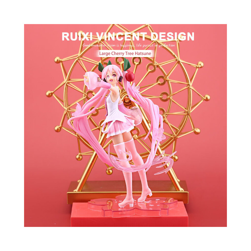 Maxpower (20Cm Opp Bag) 2022 New Anime Hatsune Miku Cute Kawaii Virtual Singer Miku Manga Statue Figurines Pvc Action Figure