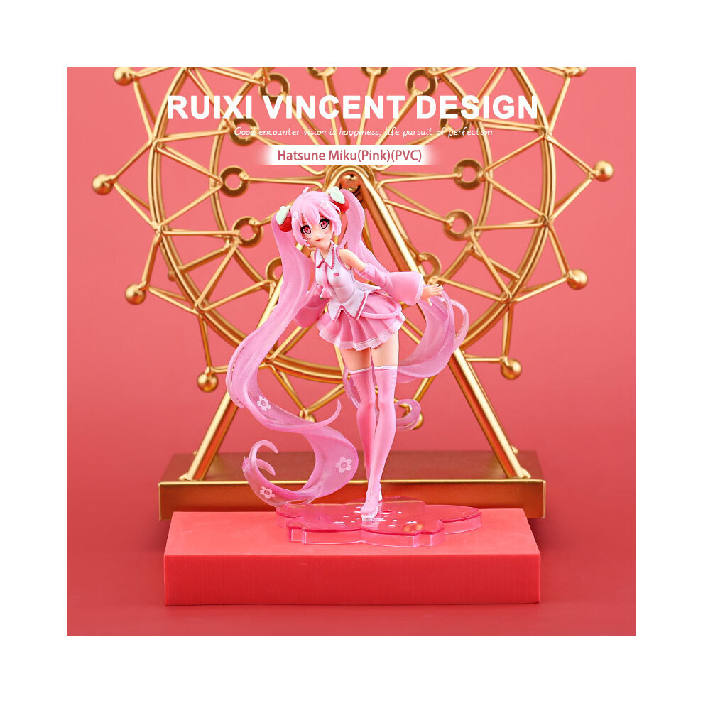 Maxpower (19Cm Opp Bag) 2022 New Anime Hatsune Miku Cute Kawaii Virtual Singer Miku Manga Statue Figurines Pvc Action Figure