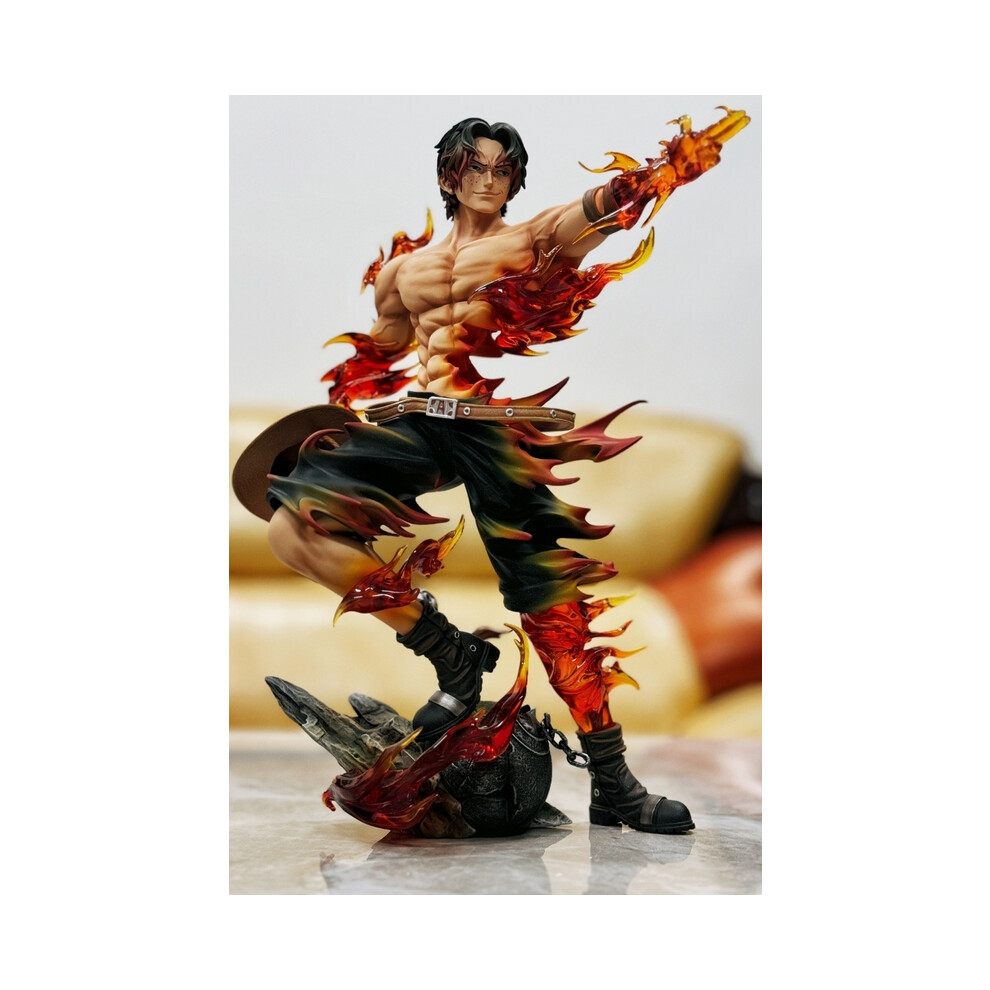 Maxpower (Ace, With Box) One Piece Figure Ace Figures Portgasd Ace Action Statue Pvc Gk Model Collection Doll Customized Version