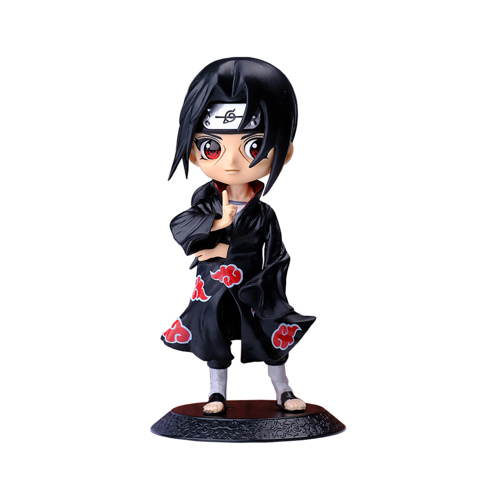 Maxpower (6) 15.5Cm Anime Figure Kawaii Uzumaki Hatake Kakashi Gaara Uchiha Sasuke Qposket Figural Pvc Model Toys