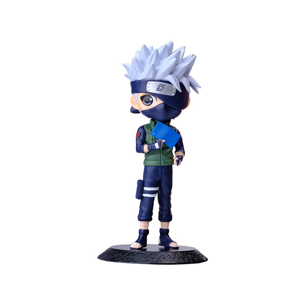 Maxpower (4) 15.5Cm Anime Figure Kawaii Uzumaki Hatake Kakashi Gaara Uchiha Sasuke Qposket Figural Pvc Model Toys
