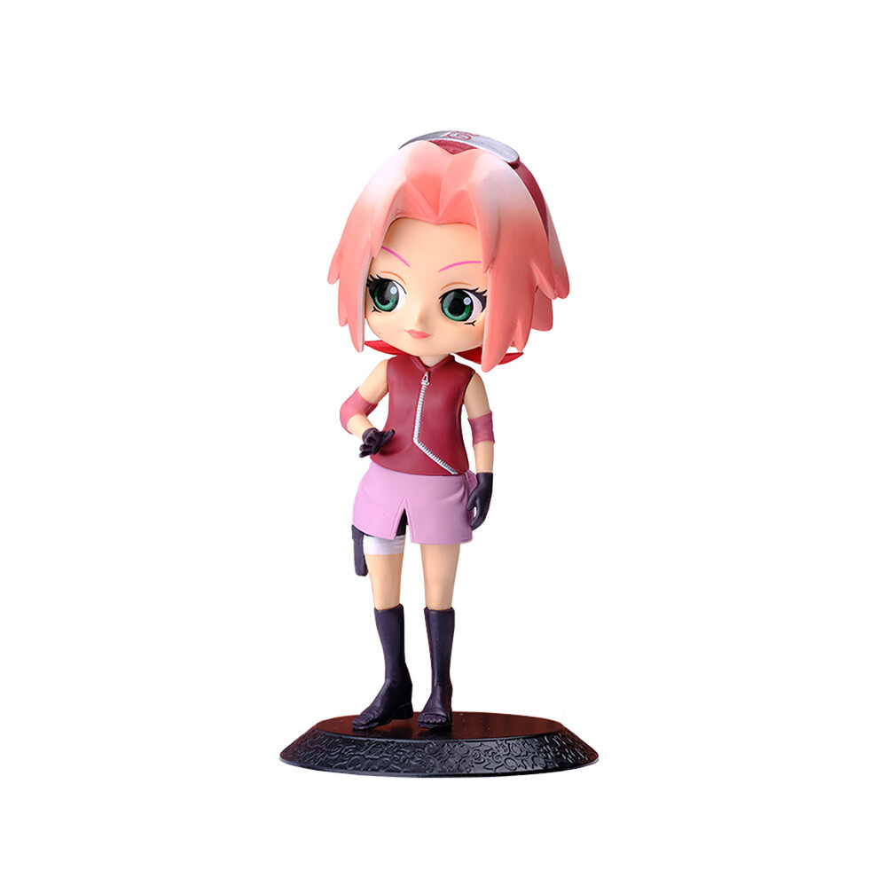 Maxpower (3) 15.5Cm Anime Figure Kawaii Uzumaki Hatake Kakashi Gaara Uchiha Sasuke Qposket Figural Pvc Model Toys