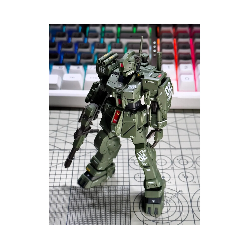 Maxpower (Rgm-78S Gm Spartan, With Box) Xfs Hg 1/144 Rgm-79S Gm Spartan Assembly Model Kit Collection Anime Action Figures Robot Plastic Model