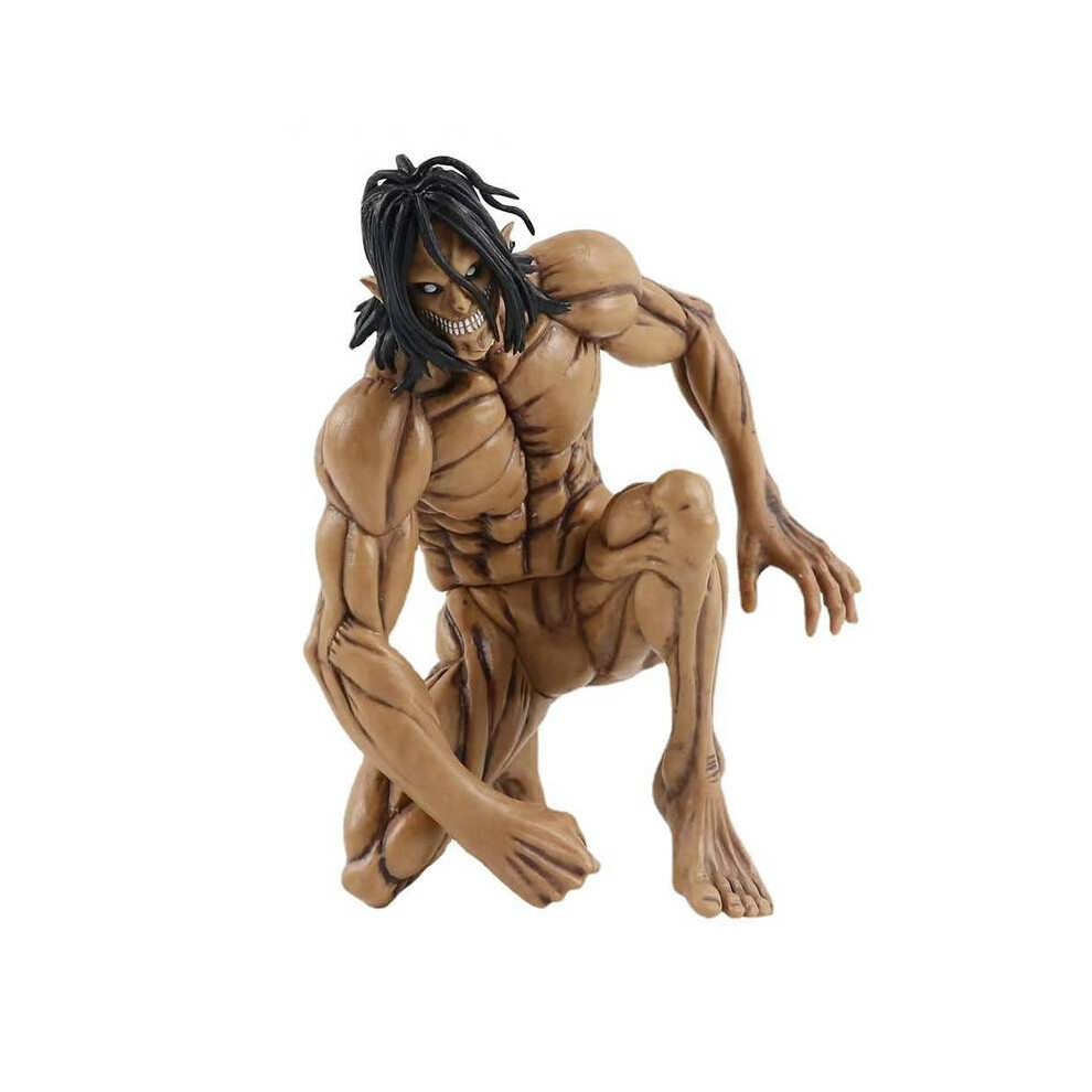 Maxpower (14Cm No Retail Box) Attack On Titans Levi Ackerman Action Anime Figura Kawai Eren Jaege Mikasa Ackerman The Armored Titan
