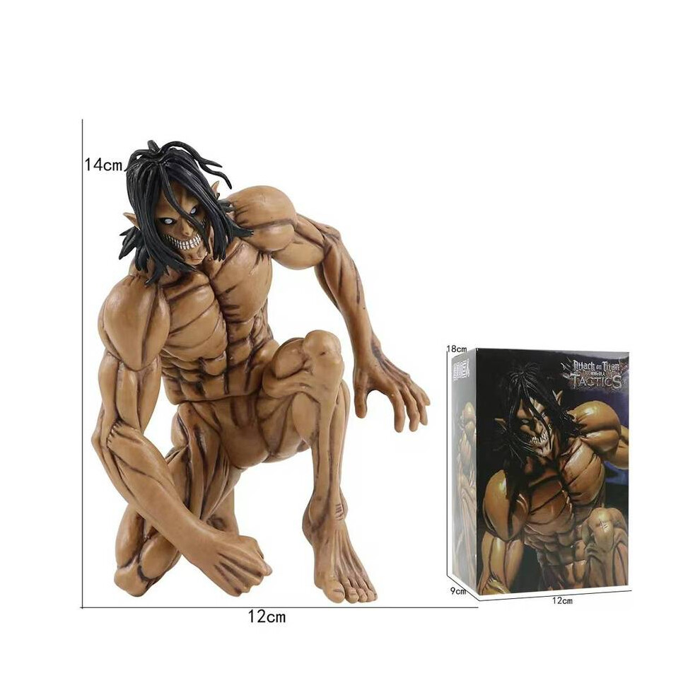 Maxpower (14Cm With Retail Box) Attack On Titans Levi Ackerman Action Anime Figura Kawai Eren Jaege Mikasa Ackerman The Armored Titan