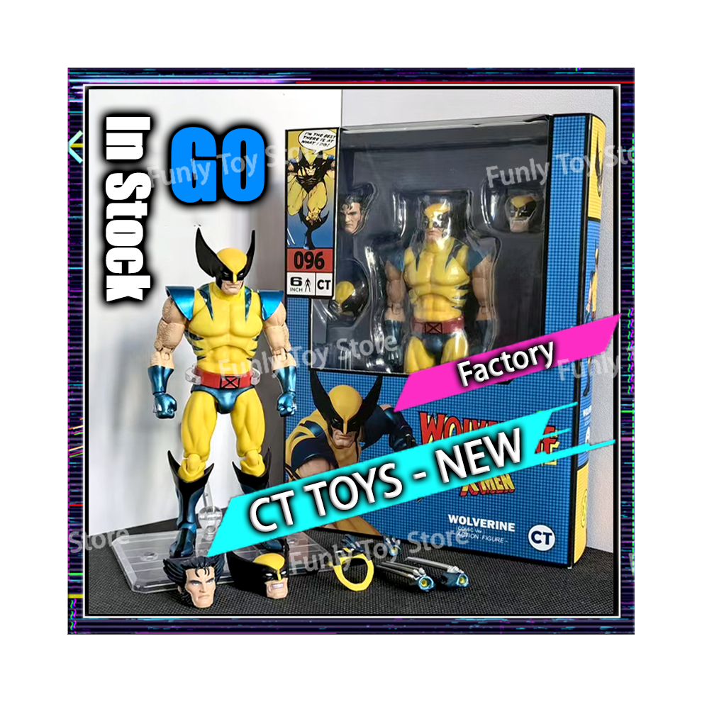 Maxpower (Wolverine 096, New-Ct Factory) Ct Toys Wolverine Mafex 096 Figure 138 Brown Comic Ver X-Men Anime Action Figure Figurine Model Customized
