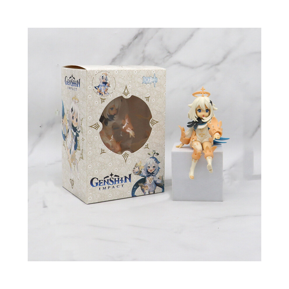 Maxpower (13Cm Sitting Paimon, With Box) Genshin Impact Anime Figure Two-Dimensional Kawaii Beautiful Girl Paimon Action Figure Toys Collection