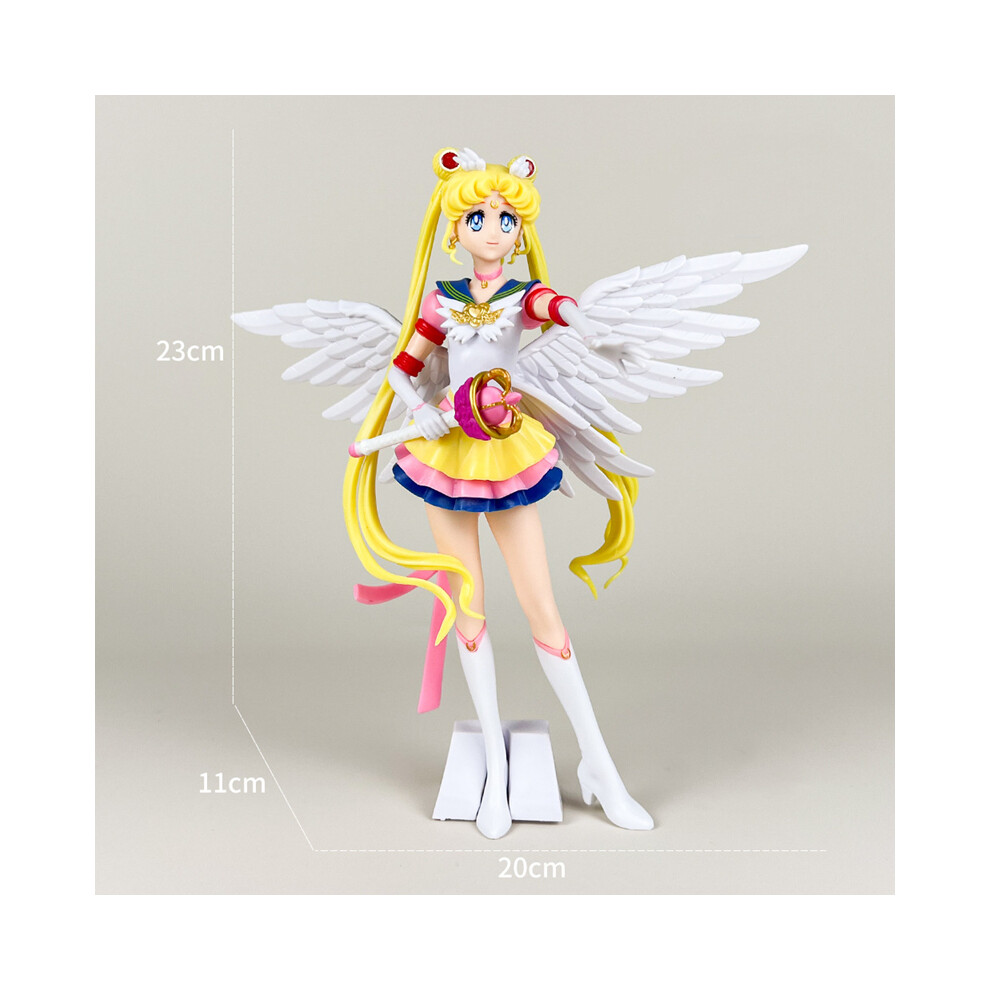 Maxpower (Shuibingyuewuqi, No Box) Sailor Moon Figure Anime Cartoon Jupiter Makoto Venus Minako Tsukino Rabbit Doll Toy Little Princess