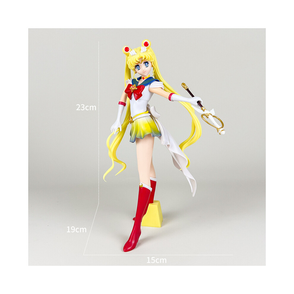 Maxpower (Yueyetuwuqi, No Box) Sailor Moon Figure Anime Cartoon Jupiter Makoto Venus Minako Tsukino Rabbit Doll Toy Little Princess