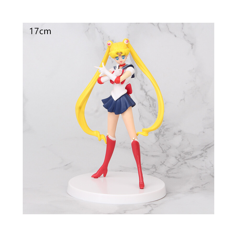 Maxpower (Zhanmeishaonv, No Box) Sailor Moon Figure Anime Cartoon Jupiter Makoto Venus Minako Tsukino Rabbit Doll Toy Little Princess