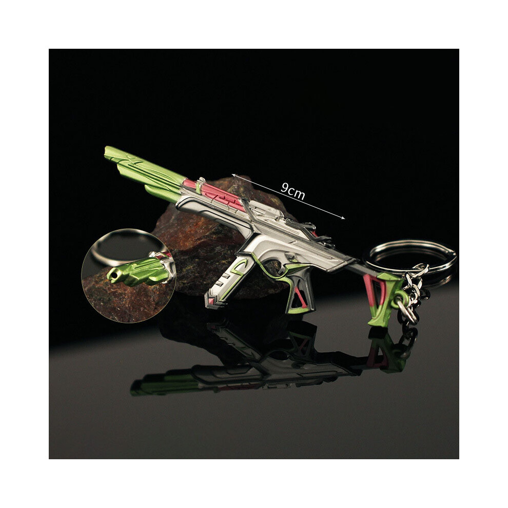 Maxpower (Sentinels Of Light) 9Cm Valorant Vandal Mini Gun Keychain Orion Kuronami Sentinels Of Light Spectre All Metal Accessorie