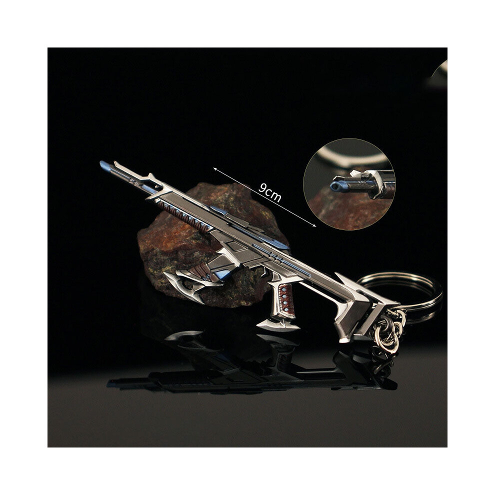 Maxpower (Kuronami Vandal) 9Cm Valorant Vandal Mini Gun Keychain Orion Kuronami Sentinels Of Light Spectre All Metal Accessorie