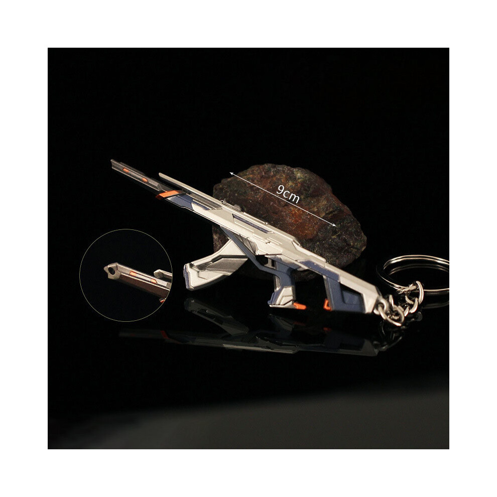 Maxpower (Orion Vandal) 9Cm Valorant Vandal Mini Gun Keychain Orion Kuronami Sentinels Of Light Spectre All Metal Accessorie