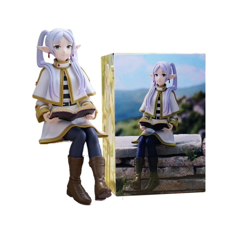 Maxpower (Frieren With Box) 14Cm Frieren: Beyond Journey's End Anime Figure Sitting Fern Action Figures Frieren Noodle Stopper Figure