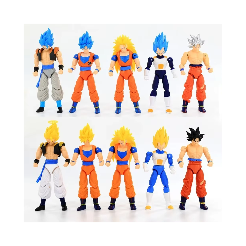 Maxpower (Random) Bandai Anime Super Saiyan Son Goku Vegeta Anime Action Figure Model Gifts Collectible Figurines For