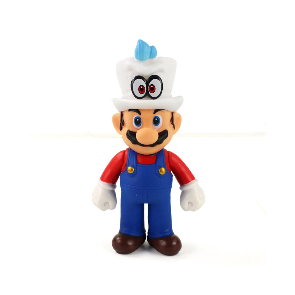 Maxpower (A02-12Cm) Game Super Mario Bros Cartoon Dolls Model Anime Figures Luigi Yoshi Mario Creative Collectible Model