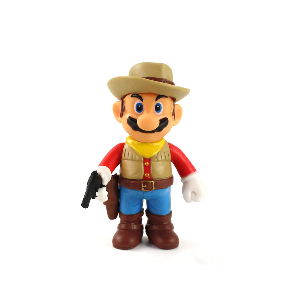 Maxpower (A20-12Cm) Game Super Mario Bros Cartoon Dolls Model Anime Figures Luigi Yoshi Mario Creative Collectible Model