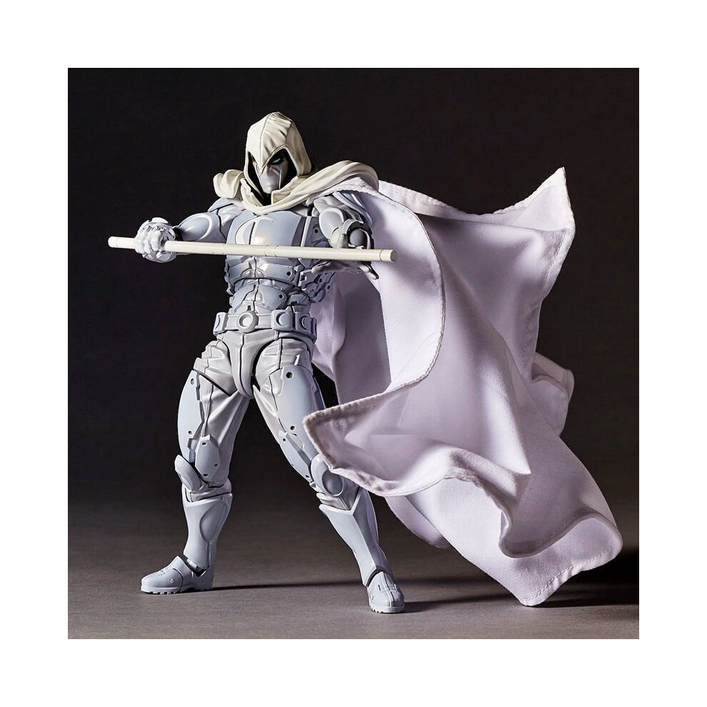 Maxpower (16Cm, With Box) Moon Knight Figure Revoltech Amazing Yamaguchi Marc Spector Action Figurine Collection Ornament Model