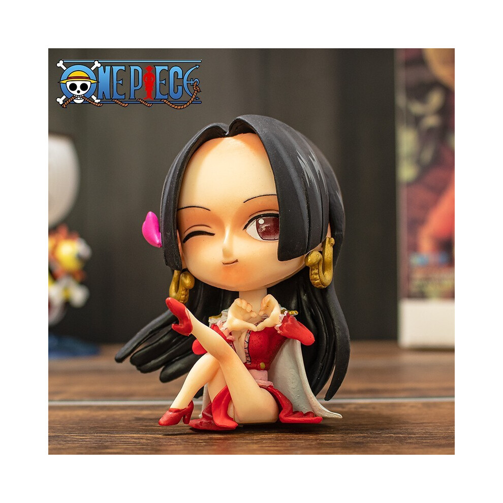 Maxpower (Nvdi) 9Cm Q Luffy Zoro Nami Anime One Piece Peripheral Sanji Robin Boa Hancock Ace Action Figure Toys Collection