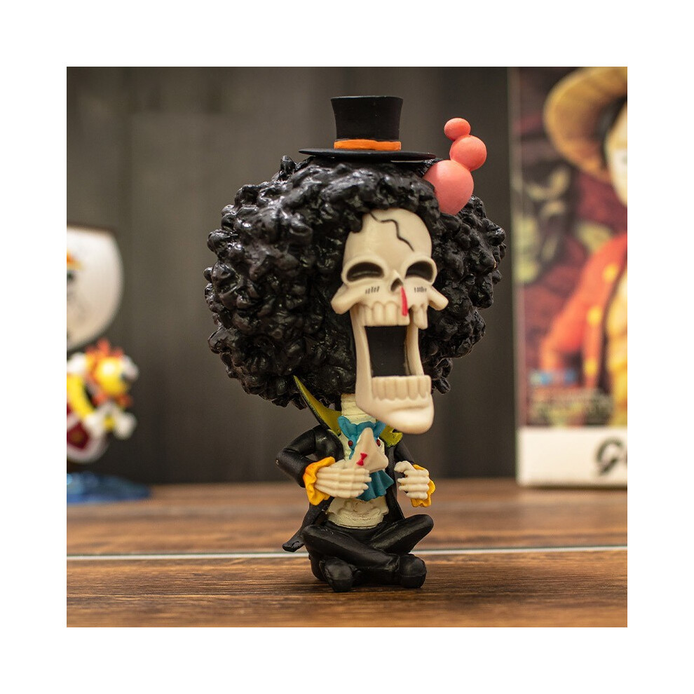Maxpower (Buluke) 9Cm Q Luffy Zoro Nami Anime One Piece Peripheral Sanji Robin Boa Hancock Ace Action Figure Toys Collection