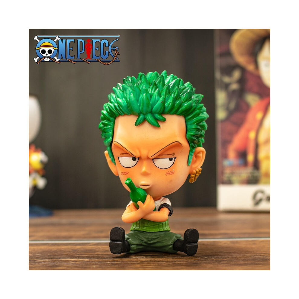 Maxpower (Suolong) 9Cm Q Luffy Zoro Nami Anime One Piece Peripheral Sanji Robin Boa Hancock Ace Action Figure Toys Collection
