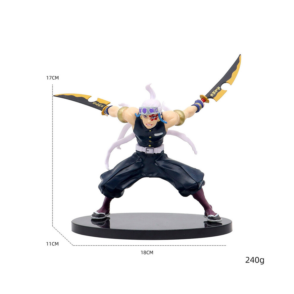 Maxpower (No Box) Anime Demon Slayer Kimetsu No Yaiba Figure Kamado Tanjirou Action Figure Agatsuma Zenitsu Nezuko Warrior
