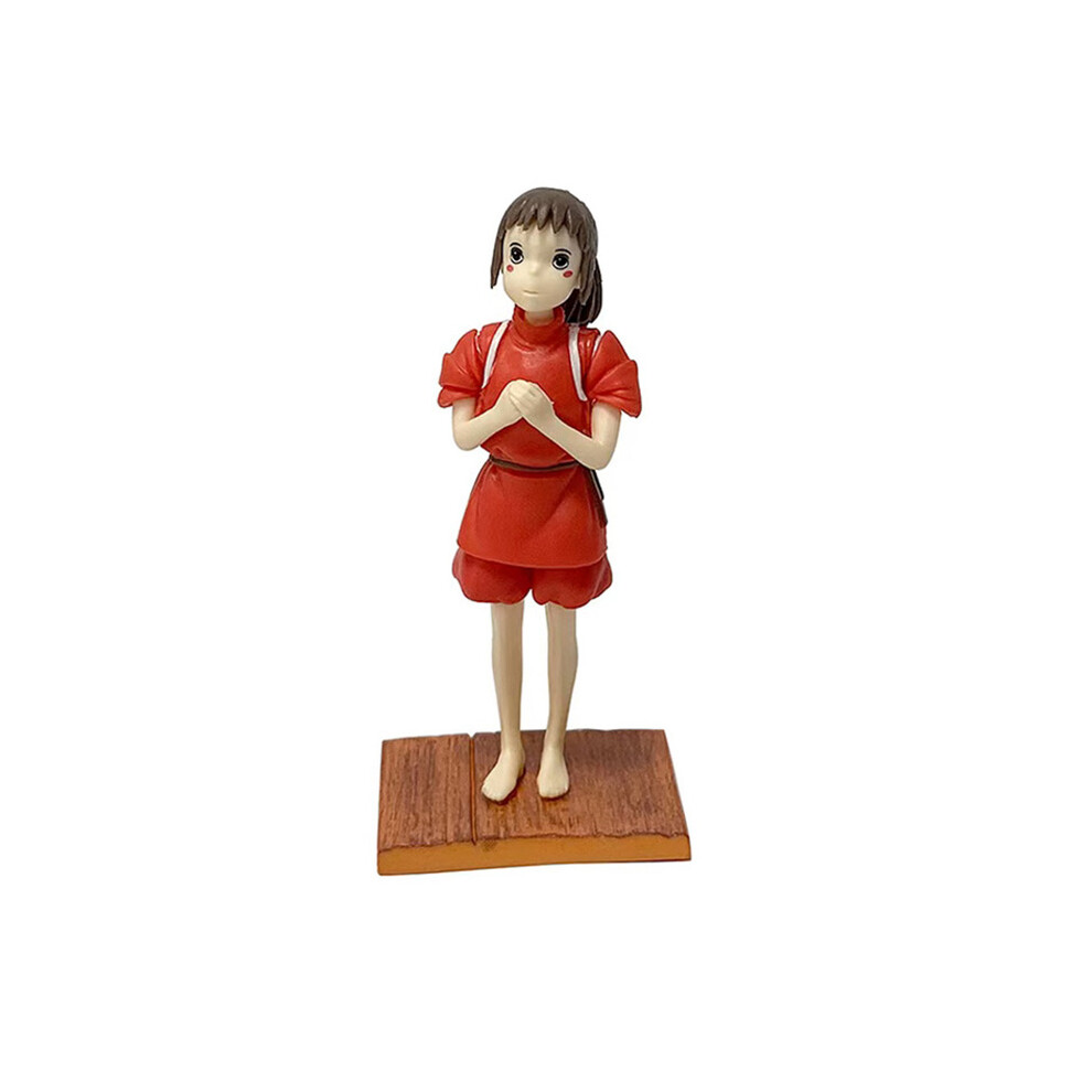 Maxpower (11.5Cm No Box) Spirited Away Character Pvc Action Model Set Faceless Male Hayao Miyazaki Character Toy Children's Birthday
