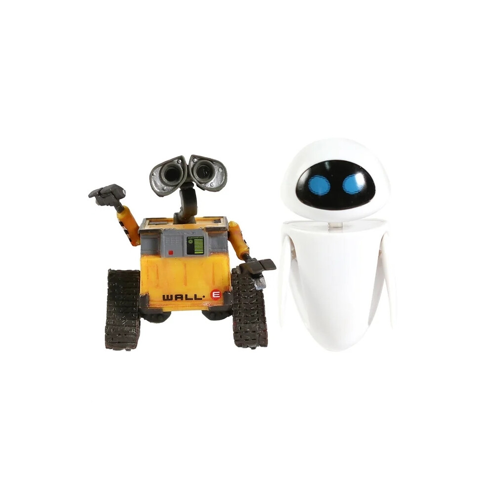 Maxpower (Old Wall E And Eve) Wall-E Robot Wall E & Eve Pvc Action Figure Collection Model Toys Dolls 6Cm/10Cm For Children Christmas