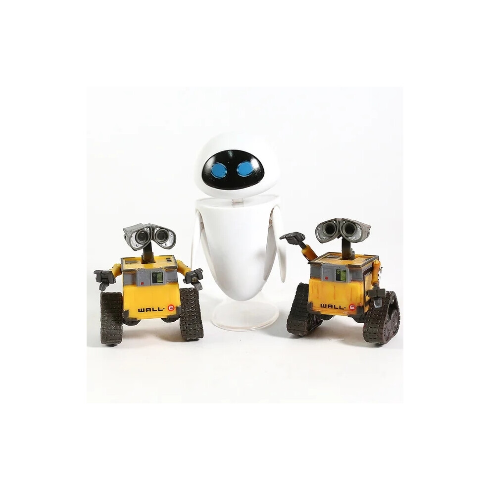 Maxpower (New Old Wall E Eve) Wall-E Robot Wall E & Eve Pvc Action Figure Collection Model Toys Dolls 6Cm/10Cm For Children Christmas