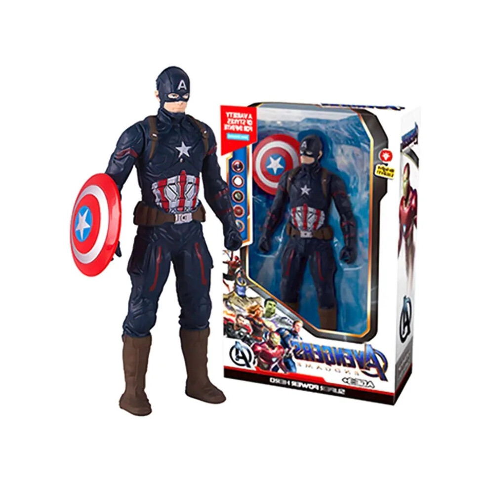 Maxpower (10, 17Cm) 2024 Hulk Ironman Anime Action Figure Toy Christmas Gift Pvc Movable Joints Luminous Doll Collection